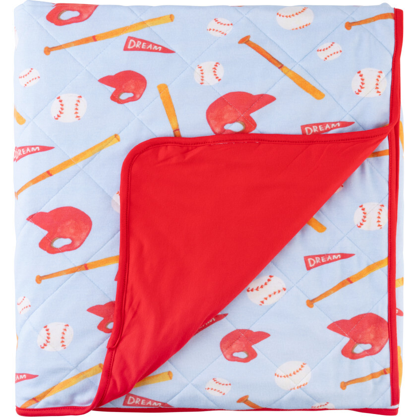Toddler Bamboo Blanket, Bow - Blankets - 1