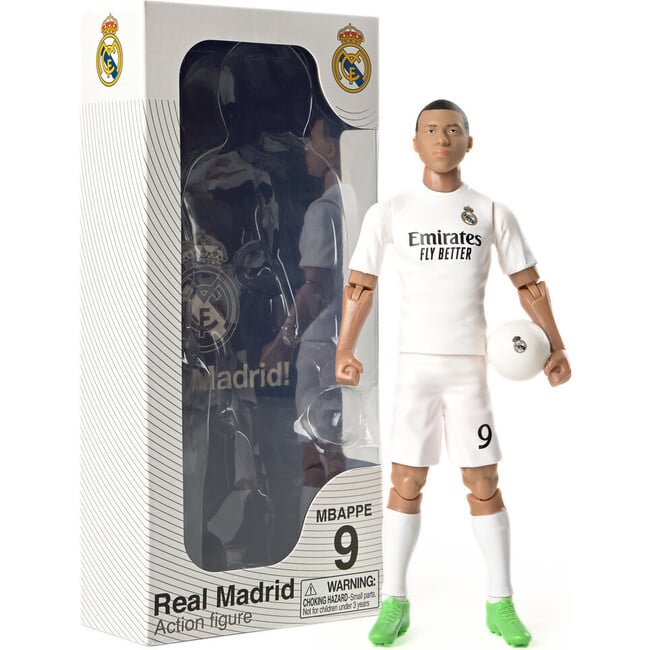 SOCKERS Real Madrid Mbappe 8" Collectible Soccer Action Figure - Action Figures - 7