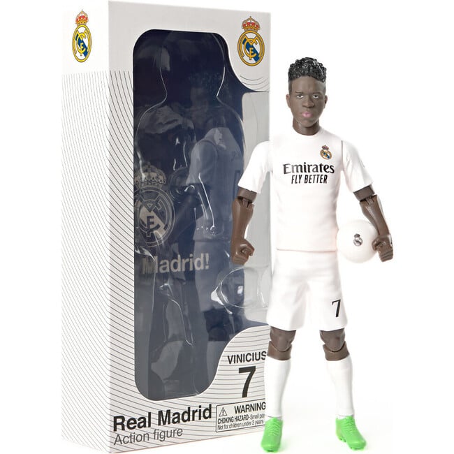 SOCKERS Real Madrid Vinicius 8" Collectible Soccer Action Figure - Action Figures - 7