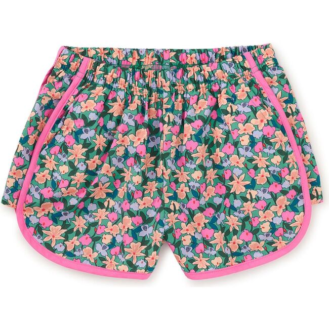 Woven Dolphin Shorts, Orchid Ditsy