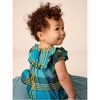 Woven Ruffle Baby Romper, Amazonian Plaid - Rompers - 2