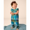 Woven Ruffle Baby Romper, Amazonian Plaid - Rompers - 4