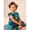 Woven Ruffle Baby Romper, Amazonian Plaid - Rompers - 5