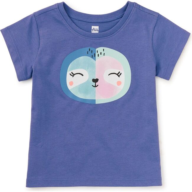Serene Sloth Graphic Tee, Han Purple - T-Shirts - 3
