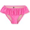 Ruffled Bikini Bottoms, Tropical Pink - Two Pieces - 1 - thumbnail