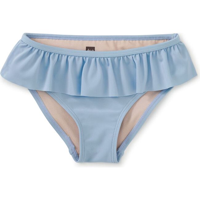 Ruffled Bikini Bottoms, Placid Blue