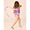 Ruffled Bikini Bottoms, Tropical Pink - Two Pieces - 3