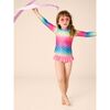 Ruffled Bikini Bottoms, Tropical Pink - Two Pieces - 5
