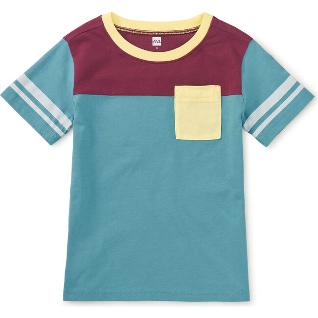 Sporty Pocket Tee, Seashore - T-Shirts - 1