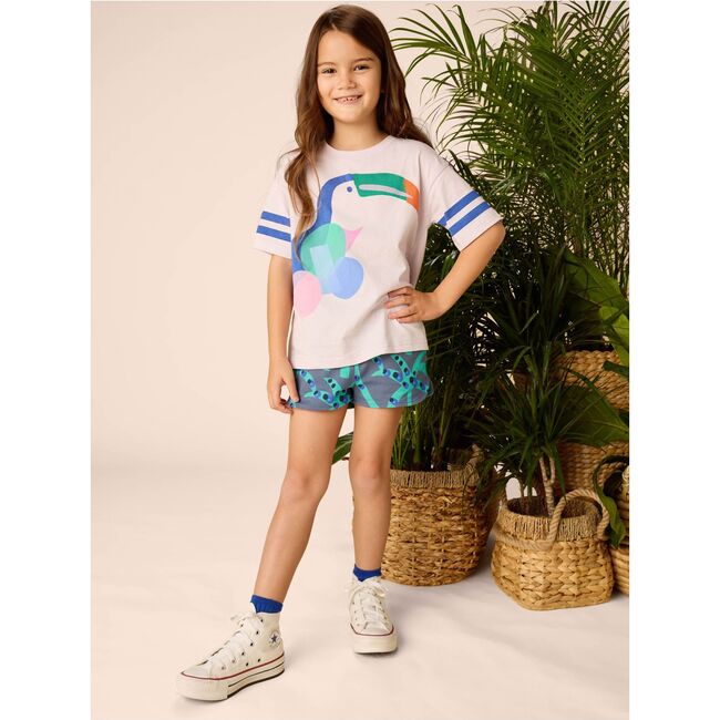 Tie Waist Shorts 2.0, Spotted Palms - Shorts - 2