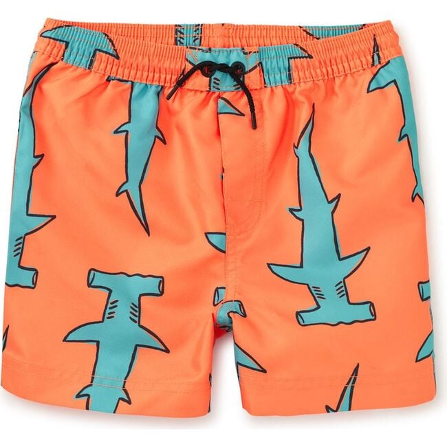 Shortie Swim Trunks, Hammerhead Sharks - Swim Trunks - 1