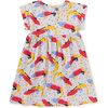 Short Sleeve Empire Dress, Iguana a Go-Go - Dresses - 1 - thumbnail