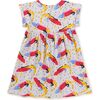 Short Sleeve Empire Dress, Iguana a Go-Go - Dresses - 2