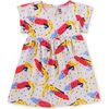 Short Sleeve Empire Dress, Iguana a Go-Go - Dresses - 3