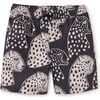 Mid-Length Swim Trunks, Block Print Jaguar - Swim Trunks - 1 - thumbnail