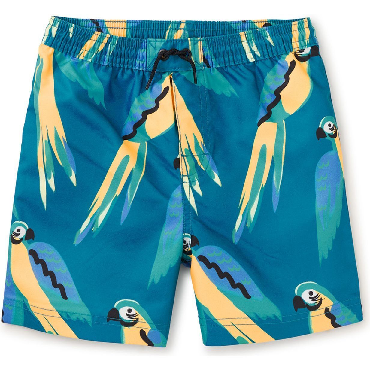 Mid-Length Swim Trunks 3.0, Blue & Yellow Macaws - Swim Trunks - 1