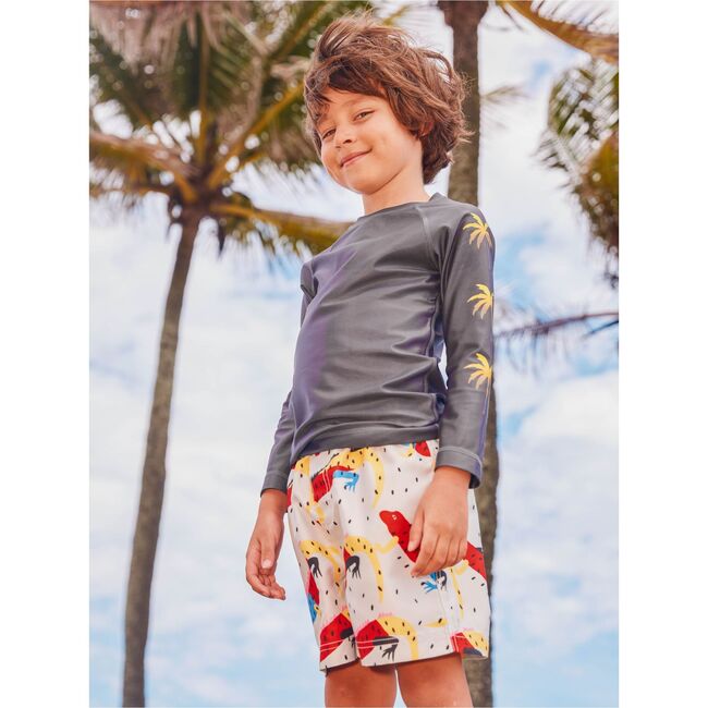 Mid-Length Swim Trunks 2.0, Iguana a Go-Go - Swim Trunks - 2