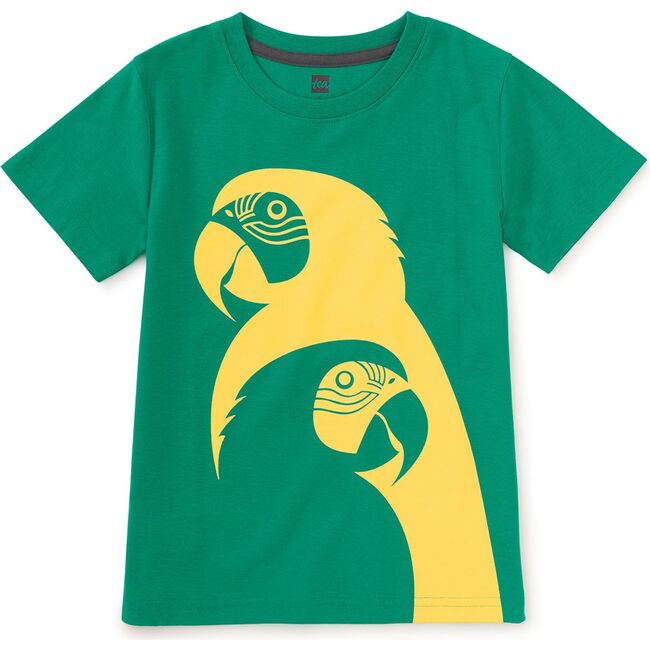 Macaw Party Graphic Tee, Viridis