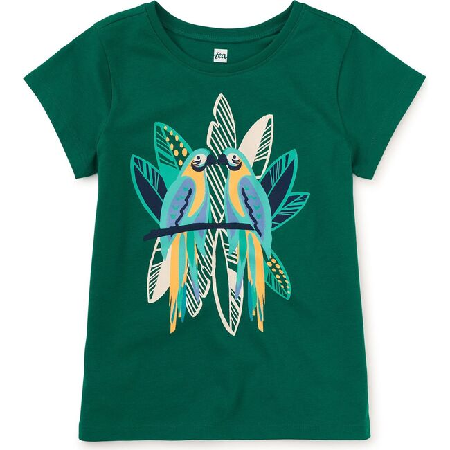Macaw Friends Graphic Tee, Rainforest