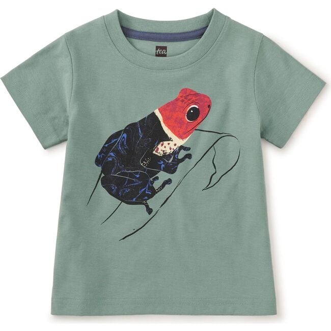 Poison Dart Frog Graphic Tee, Sea - T-Shirts - 2