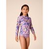 Long Sleeve Rash Guard, Carnival Butterfly - One Pieces - 3