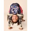 Floral Snake Graphic Tee, Indigo - T-Shirts - 4