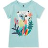 Coati Double Sided Graphic Tee, Canal Blue - T-Shirts - 1 - thumbnail