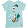 Coati Double Sided Graphic Tee, Canal Blue - T-Shirts - 2