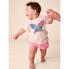 Bubble Pocket Baby Shorts, Sachet Pink - Shorts - 3