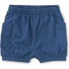 Bubble Pocket Baby Shorts, Cobalt - Shorts - 1 - thumbnail