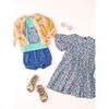 Bubble Pocket Baby Shorts, Cobalt - Shorts - 2
