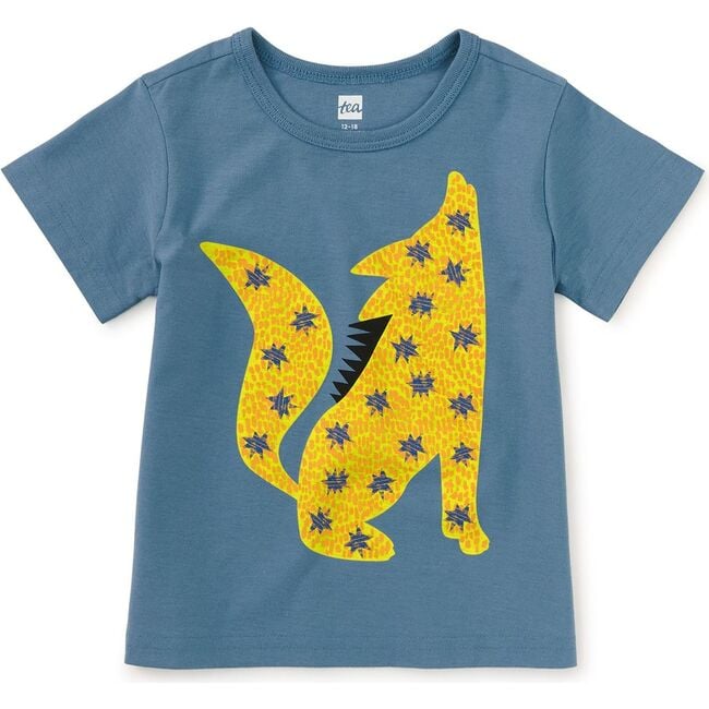 Baby Wolf Graphic Tee, Coronet Blue