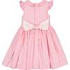 Tulip Gingham Frilled Cap Sleeve Smocked Dress, Pink - Dresses - 5