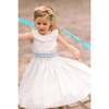 Capucine Stripe Sleeveless Smocked Dress, Blue - Dresses - 2