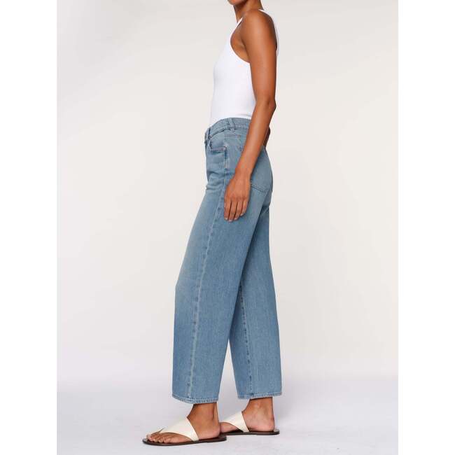 Hepburn Wide Leg High Rise Ankle, River Bank - Shorts - 2