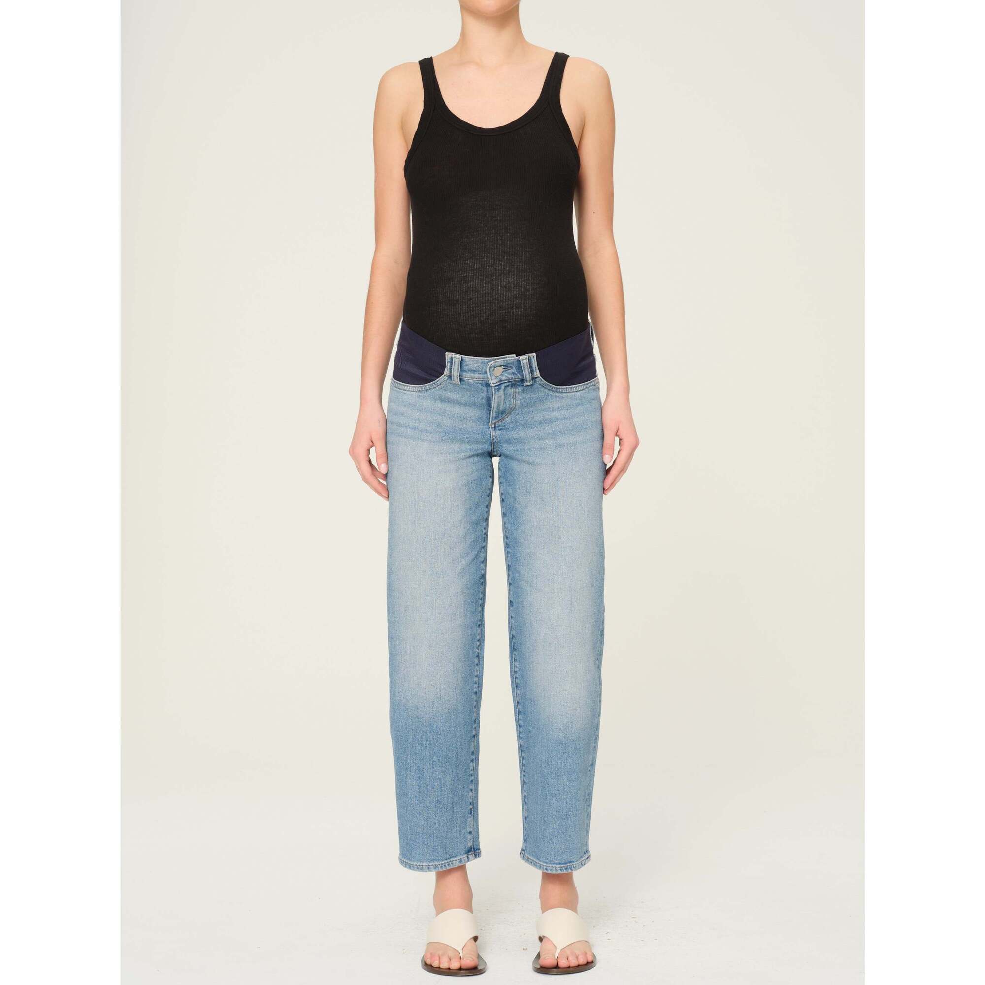 Thea Boyfriend Maternity Relaxed Boyfriend, Ravello - Jeans - 1