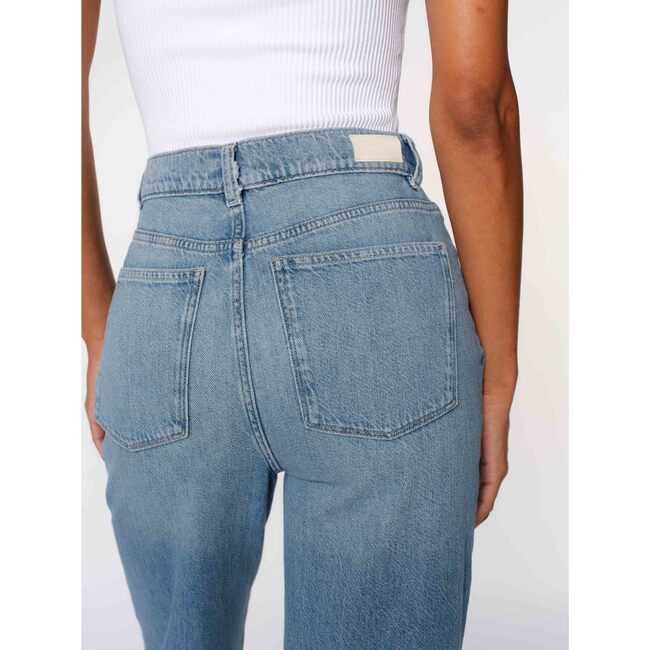Hepburn Wide Leg High Rise Ankle, River Bank - Shorts - 7