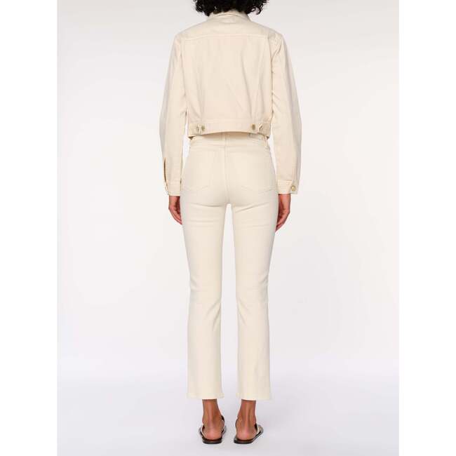 Mara Straight Mid Rise Instasculpt™ Ankle, Ecru - Jeans - 3