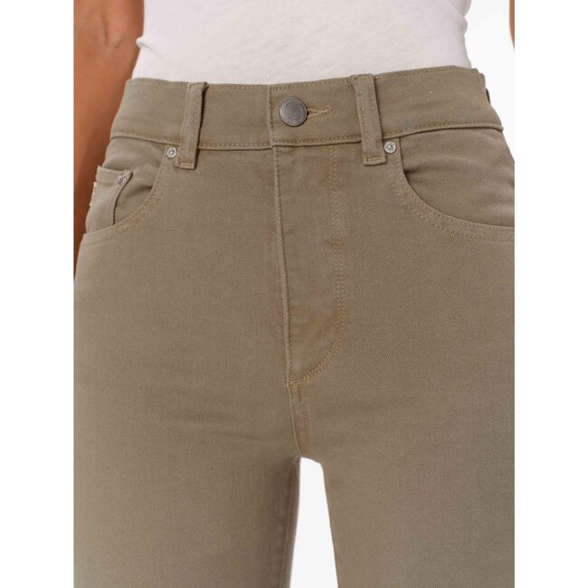 Patti Straight High Rise Ankle, Pale Green - Jeans - 4