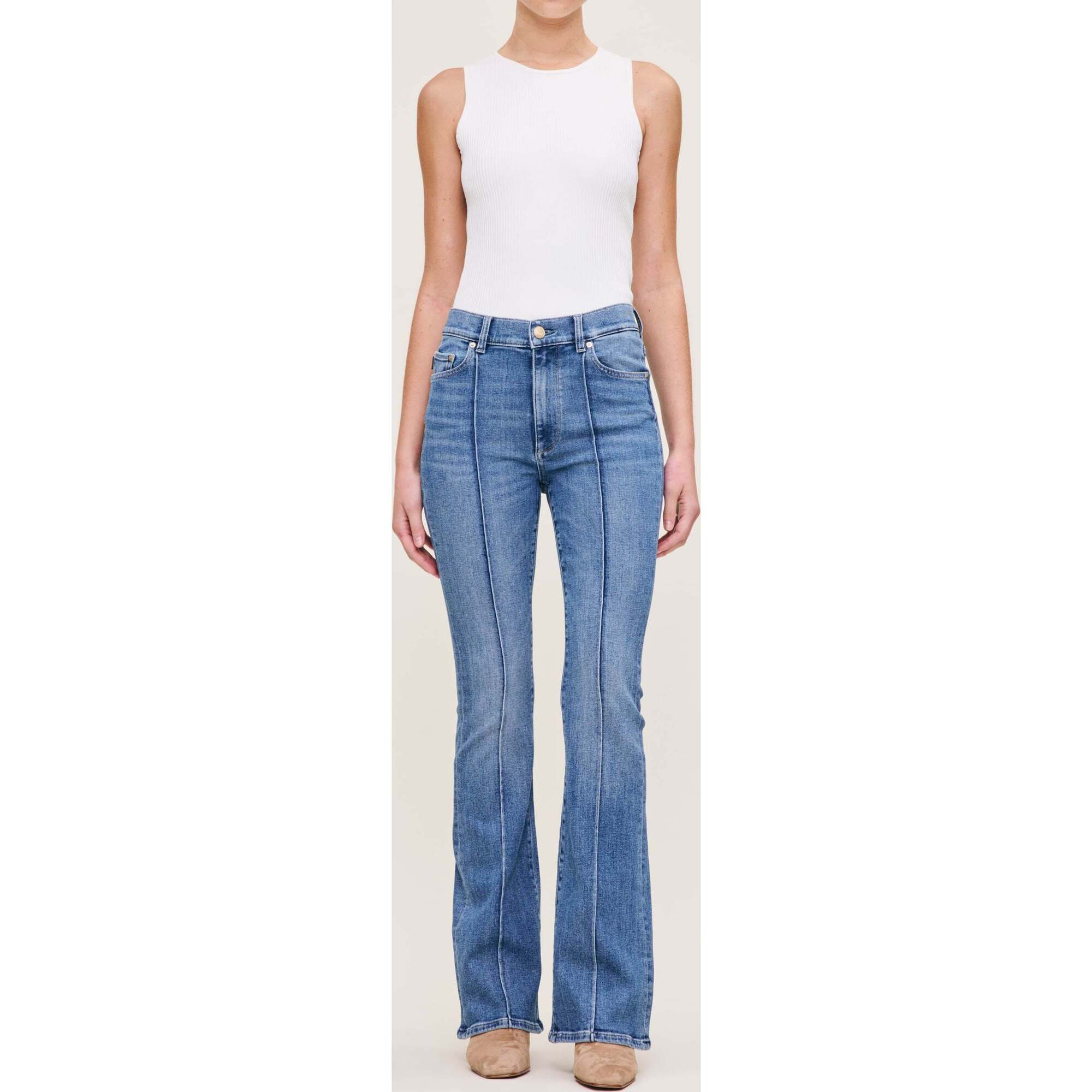 Bridget Boot High Rise Instasculpt™ 33" Jeans, Wythe - Jeans - 1