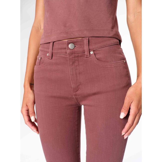 Mara Straight Mid Rise Instasculpt™ Ankle Jeans, Dried Rose - Jeans - 4