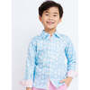 Bunnies in Blue Shirt in Long Sleeves - Button Downs - 2