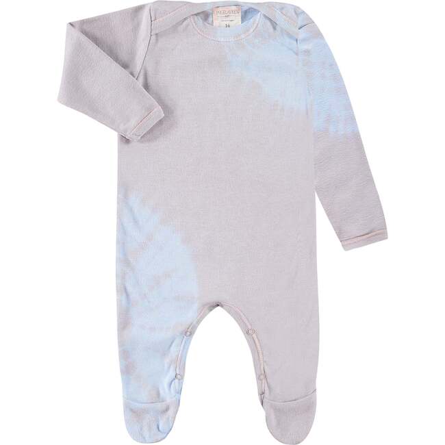 Eco Tie Dye Ribbed Pajama, Pink - Pajamas - 1