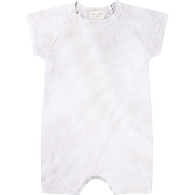 Eco Ribbed Shortall Onesie, Grey