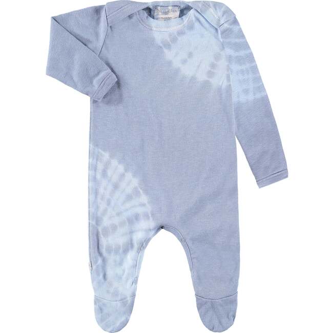 Eco Tie Dye Ribbed Pajama, Grey - Pajamas - 1