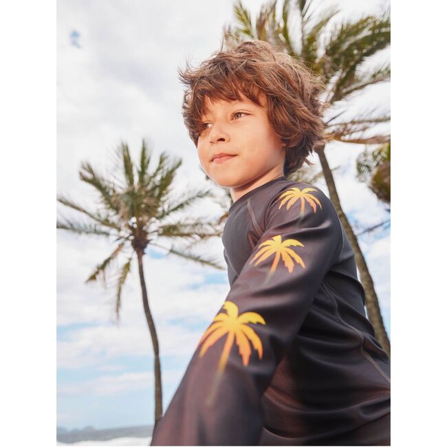 Palm Sleeve Rash Guard, Pepper - Rash Guards - 3