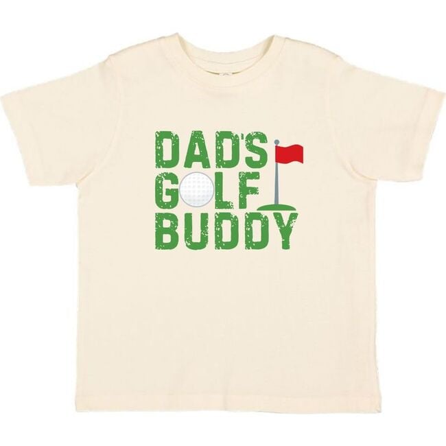 Dad's Golf Buddy Short Sleeve T-Shirt, Natural - T-Shirts - 1