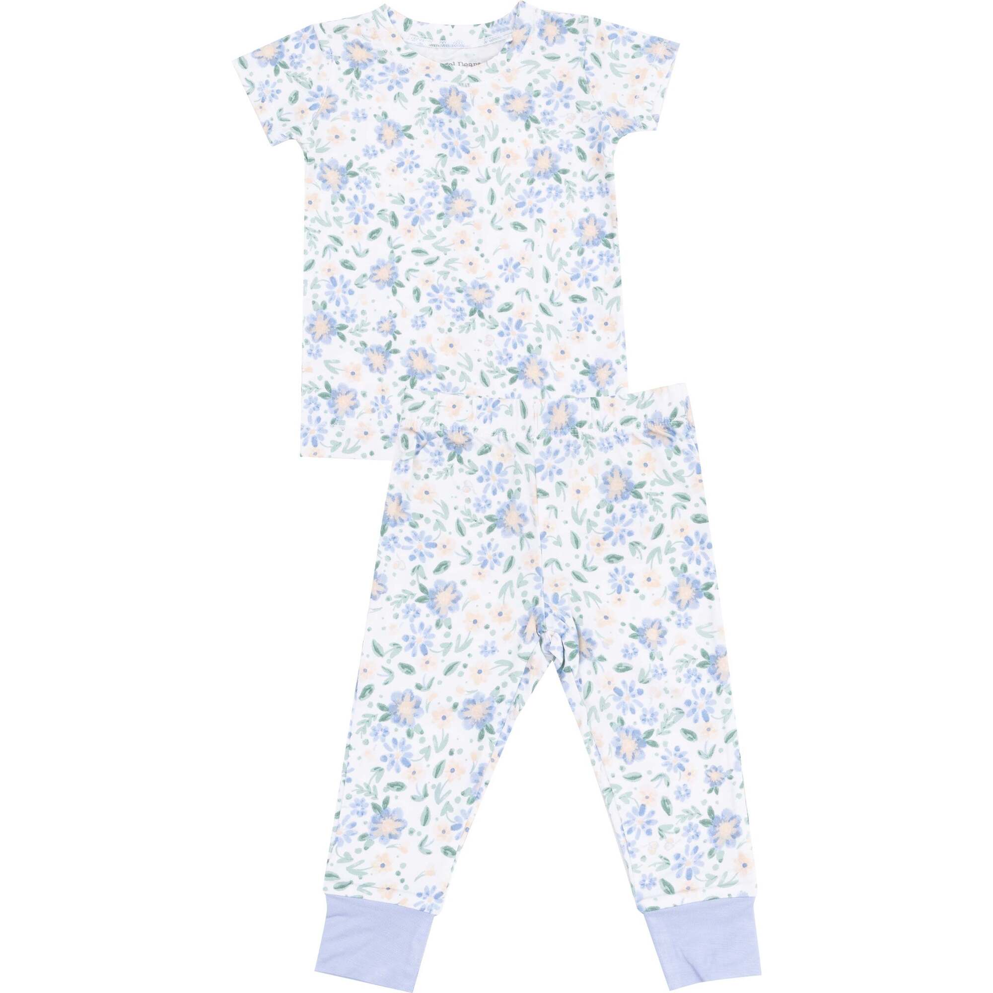 Short Sleeve Loungewear Set, Baby Veronical Floral - Mixed Apparel Set - 1