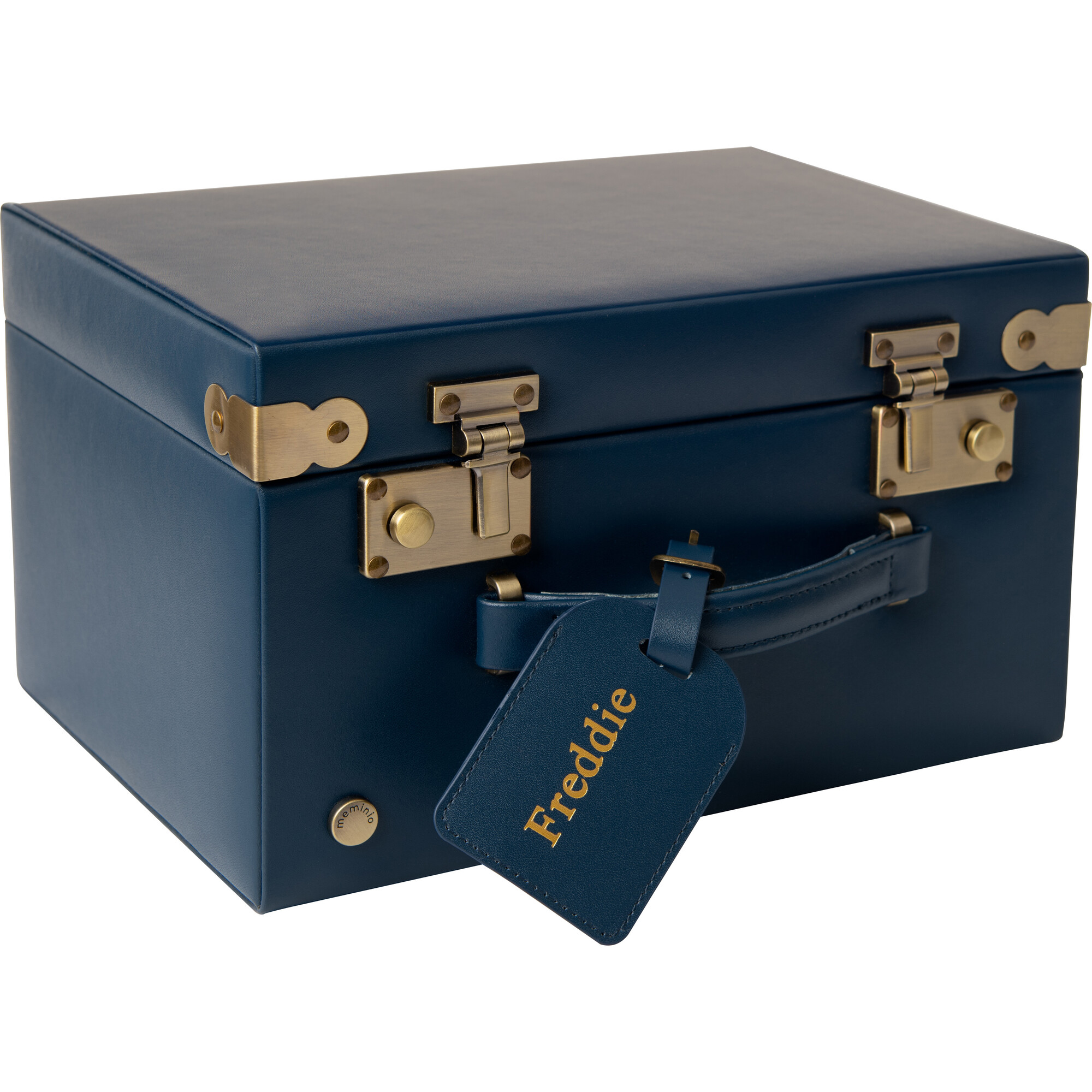 Midi Memory Box Keepsake Case, Navy - Keepsakes & Mementos - 1