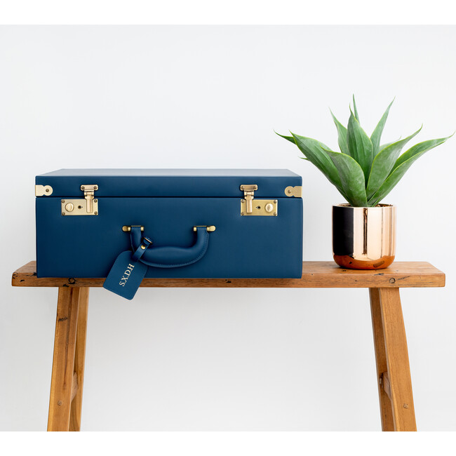 Large Memory Box Keepsake Case, Navy - Keepsakes & Mementos - 3